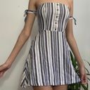 Love, Fire Adorable Striped Mini Dress Photo 1