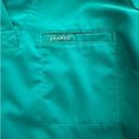 Jaanuu  1-Pocket Tuck-in Hunter Green Scrub Top Size Small Photo 2