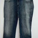 Gap Vtg Y2K  Womens Low Rise Cropped Denim Blue Jeans Size 14 Frayed Hems Stretch Photo 0