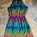 London Times  Multicolor Sleeveless Halter Dress 12 Photo 4