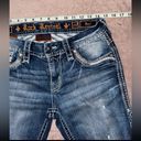 Rock Revival  Women’s Peachy Low Rise Boot  Distressed Jeans Blue Denim Size 29 Photo 10