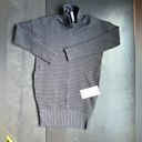 Lululemon NWT  Call for Cozy Dress Size 4 Black Oversized Thumb Hole Stretch Photo 3