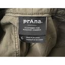 prAna  Pants Women’s 6 Olive Green Flat Front Straight Casual Pockets Outdoor EUC Photo 8