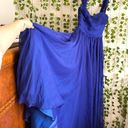 Fame and Partners Royal Blouse Off The Shoulder Evening Gown Photo 4