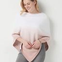 Barefoot Dreams  CozyChic Ultra Lite Ocean Breeze Poncho in Ombré Rose Mist Photo 1