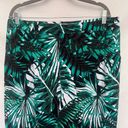 Krass&co D& Beach Pull-On Womens Pants Size LT Palm Branches Tropical Green Tall Beachy Photo 1