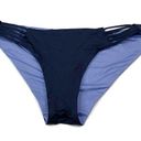 Patagonia  | Seaglass Bay Reversible Bikini Bottoms Navy Purple LARGE Photo 0