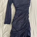 Macy's  navy glitter dress Photo 2