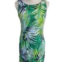 Tiana B . Palm tree Missy Tex Knit Tropical dress sz S new Photo 1
