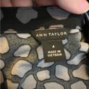 Ann Taylor  Black Giraffe Print Matte Jersey
Wrap Dress black gray Sz 4 Photo 4