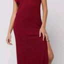 l*space L* NWT Robyn Notch Neck T-shirt Dress in Cabernet Size XL. Photo 0