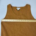 Rachel Zoe  Sleeveless Sweater Tank blouse Size Large Brown Pullover Photo 4