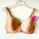 Jones New York NWT 38C  semi uplift lace bra lingerie Champagne Beige Nude Color Photo 0