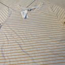 Vince New With Tags  T-shirt Size Large White Striped Photo 1