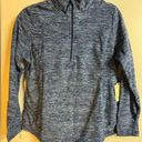 st. john's bay  Classic 1/4 Zip Sweatshirt, Women's Size M, Navy NEW MSRP $32 Photo 0