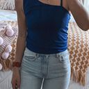 Banana Republic Royal Blue One Shoulder Tank  Photo 1