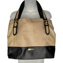 Christian Sirianio Christian Siriano for Payless Purse Black Beige Satchel Handbag Photo 1