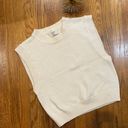 Aritzia  Wilfred Alps Wool Blend Sweater Vest Cream Size Medium Photo 3