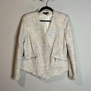 Mango  MNG tweed asymmetrical blazer Photo 0