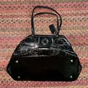 Coach RETRO AUTHENTIC  BLACK PATENT LEATHER HANDBAG PURSE Photo 6