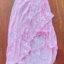 Young Fabulous and Broke Pink Eyelet Lace Asymmetric Faux Wrap Skirt Photo 1