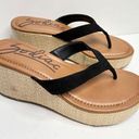 Zodiac  Sandals Womens Size 7 Black Platform Wedges Photo 4