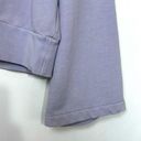 Madewell  X Karen Walker Lilac Oversized Sweater Puffy Sleeve- Size Large Photo 6