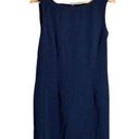 Scarlett Dress Navy Blue Pin Stripe Sheath Vintage Career Spring Size 9 EUC Photo 0