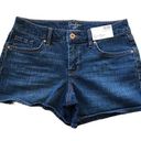 Jessica Simpson  Charmer Denim Short Dark Wash Stretch Size 0/25 Summer Casual Photo 0