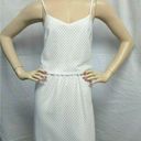 The Loft "" WHITE EYELET OVERLAY TOP CAREER CASUAL DRESS SIZE: 8 NWT $80 Photo 0
