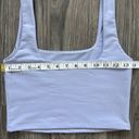 Abercrombie & Fitch Sculpt Luxe Square Neck Tank Top Size Small Blue Athleisure Photo 3