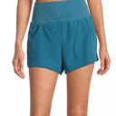 Xersion New  Running Shorts Women's Size XS Dragonfly Blue Quick Dry Liner Photo 0