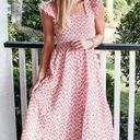 Hill House  The Ellie Nap Dress in Pink Spaced Floral Cotton Lawn Size XXL NWT Photo 5