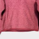 Nike  Therma Fleece Cowl Neck Pullover Sweatshirt Size Small Cedar Pink Fuzzy Photo 2