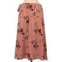 Abound  Print Faux Wrap Midi Skirt XXL NWOT Photo 4