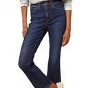 Banana Republic  9" Mid Rise Crop Flare Dark Wash Denim Jeans Women's Size 29 Photo 0