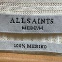 ALLSAINTS  Marea Tie Dye Cardigan Sweater Merino Wool Rainbow Pink Cream New M Photo 7