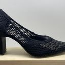 Wild Rose Womens Vintage Black Heel Shoes Size 8.5 Fishnet Photo 5