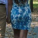 Blue Floral Prom / Formal Dress Photo 4