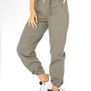 Celebrity Pink  Womens Cargo Pant Joggers Size Small Juniors Khaki Green New Photo 2