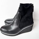 Louise et Cie  Women’s 9 Sanji Platform Wedge Booties Black Photo 0