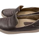 Olukai  Women's Kailua Slip On Soft Brown Leather Casual Shoe Size 6.5 Photo 2