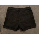 Just Black Denim  Fitted Boyfit Single Cuff Shorts Size XL NWT Stretchy & Soft Photo 6