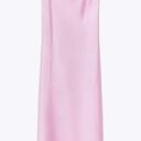 ZARA midi dress satin effect slip maxi wedding party coctail Photo 8