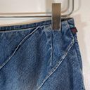 Ralph Lauren Vintage Ralph  Abstract Blue Denim Jean High Rise Skirt Y2K Size 4 Photo 5