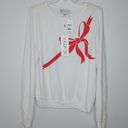 Wildfox  Gift Wrapped Sweatshirt In White Size Small Photo 2