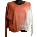 Joy Lab cropped tie dyed sweatshirt. Size: X-Large  color: Rust/white Photo 1