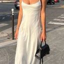 ZARA Dress midi tube slip satin wedding summer party Photo 7