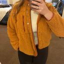 Universal Threads Orange Sherpa Jacket Photo 0