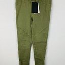 Beulah  Style Moto Olive Green Pull On Jegging Pants Womens Small S 24 Photo 0